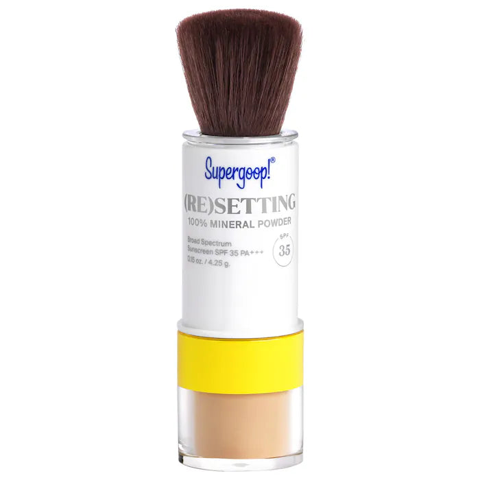 100% Mineral (Re)setting Powder Face Sunscreen SPF 35 | Medium